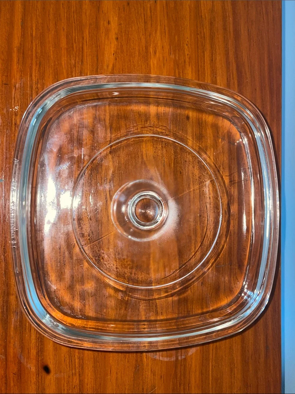 Vintage CorningWare Blue Dusk A-2-B 2L Casserole Dish Glass Lid USA